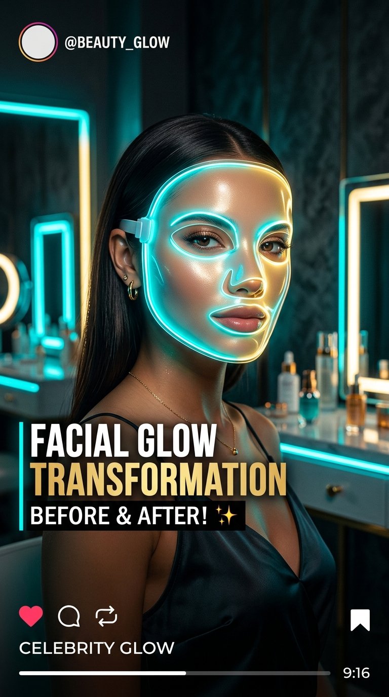 Reel: Celebrity Hydro Facial Transformation